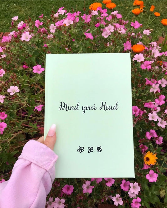 Mind Your Head Mental Health Journal (Green) image 0