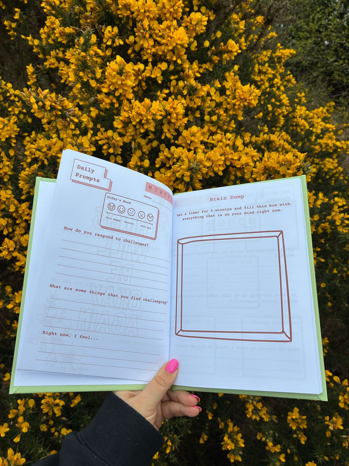 Mind Your Head Mental Health Journal (Green) image 7
