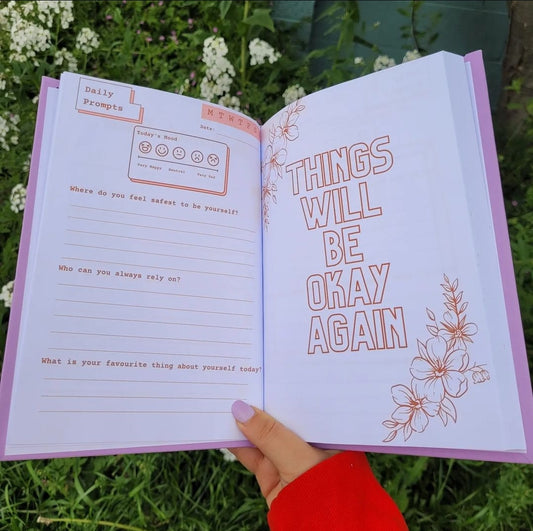 Mind your Head Mental Health Journal (Purple) image 1