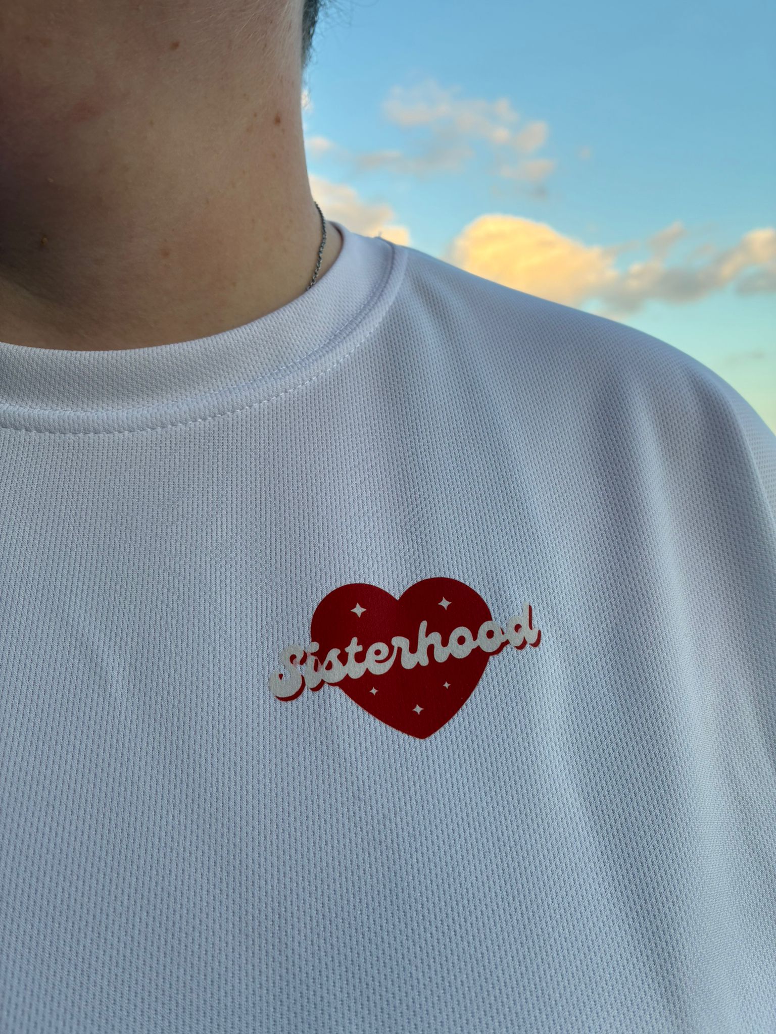 Sisterhood Sports Tee (White) image 1