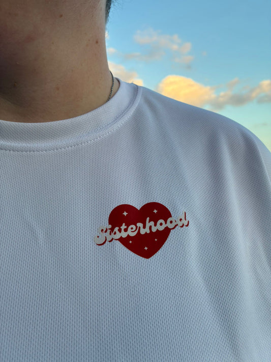 Sisterhood Sports Tee (White) image 1